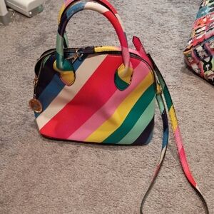 Colorful Striped Women's Bag